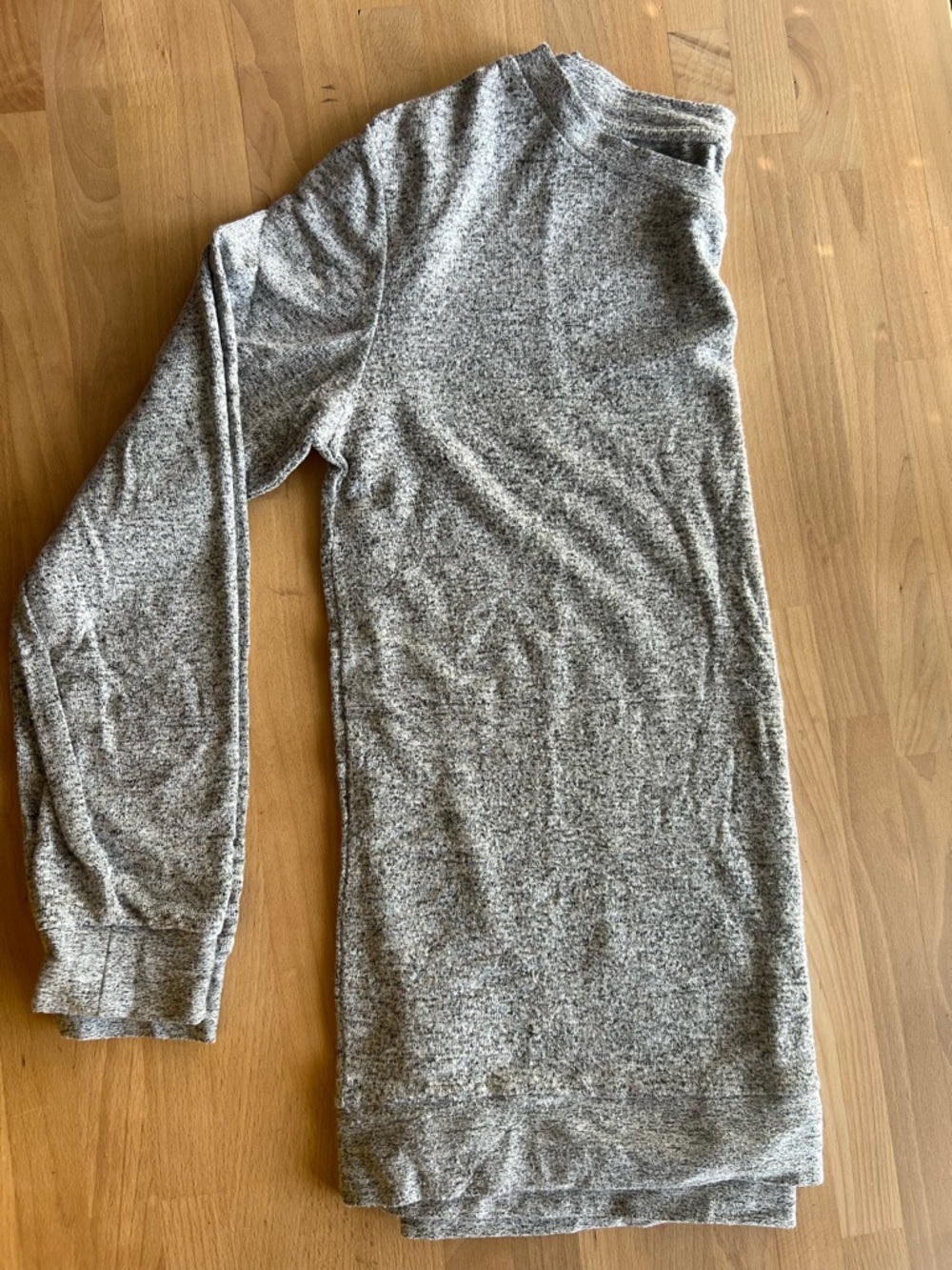 ZYIA Heather Grey Boyfriend Sweater